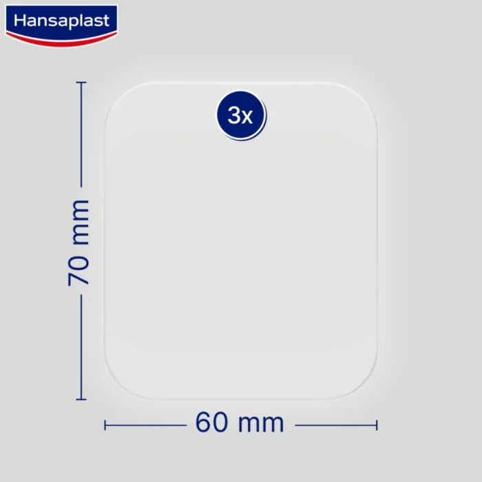 Hansaplast Second Skin plåster XL 6 x 7 cm, 3 st, bild 3