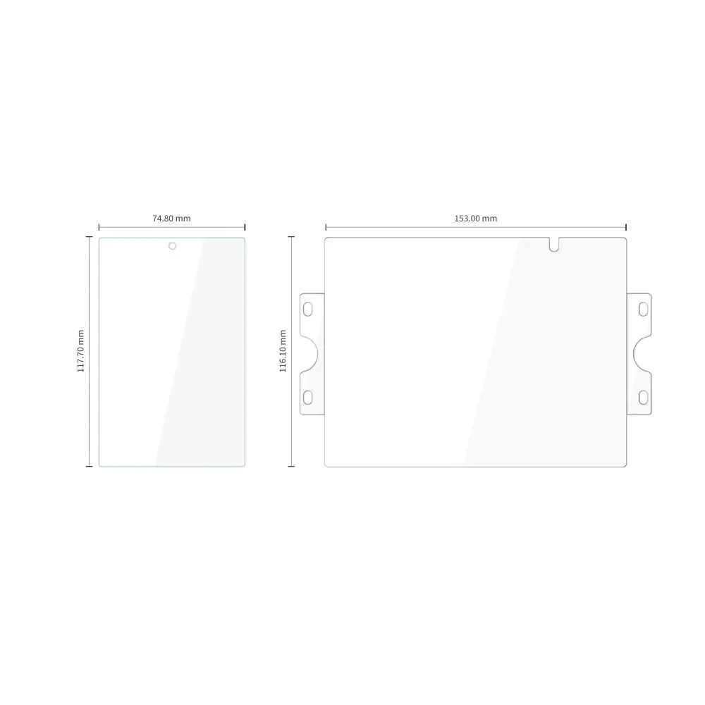 Tech-Protect Glass Fit+ 2-pack härdat glas + Hydro Flex+ 2-pack hydrogel-skyddsfilm – transparent, bild 2