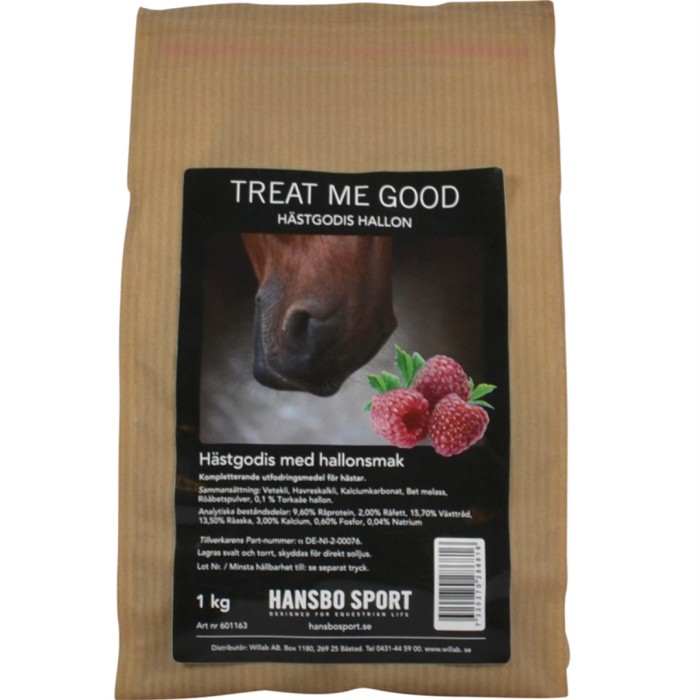 Hansbo Sport Treat Me Good Hästgodis hallon 1 kg