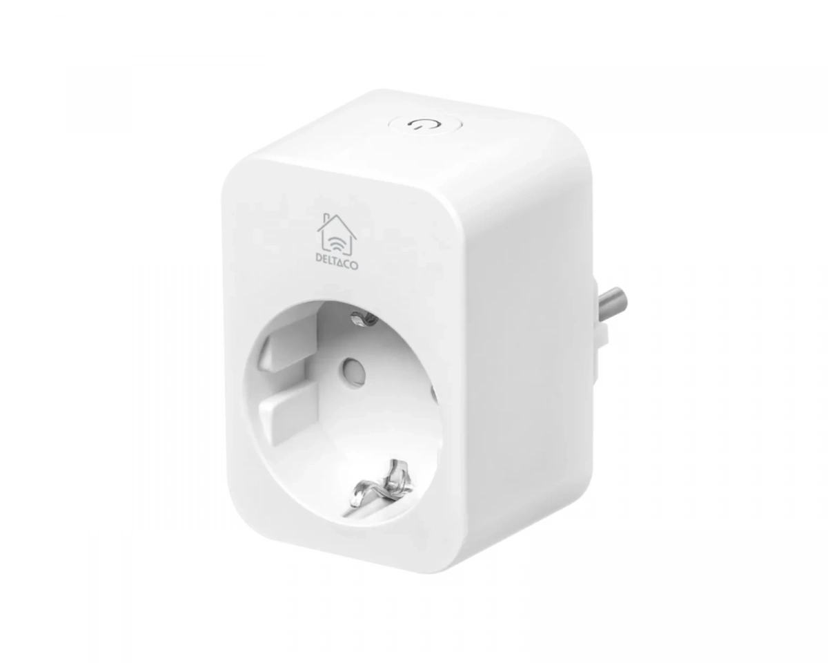 Deltaco Smart Home Smart Plug med Energimätning