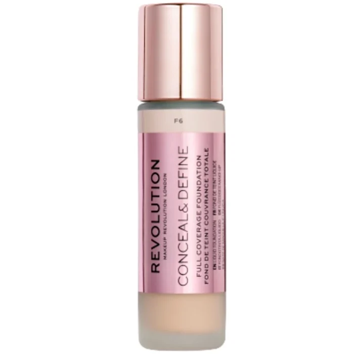 Makeup Revolution Conceal & Define Foundation F6 23 ml