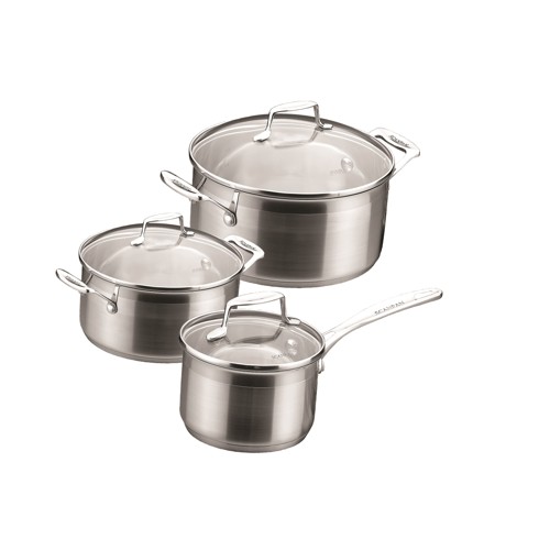 Scanpan - Impact Grytset - Induktion - Set med 3 - 1,8 L / 2,5 L / 3,2 L