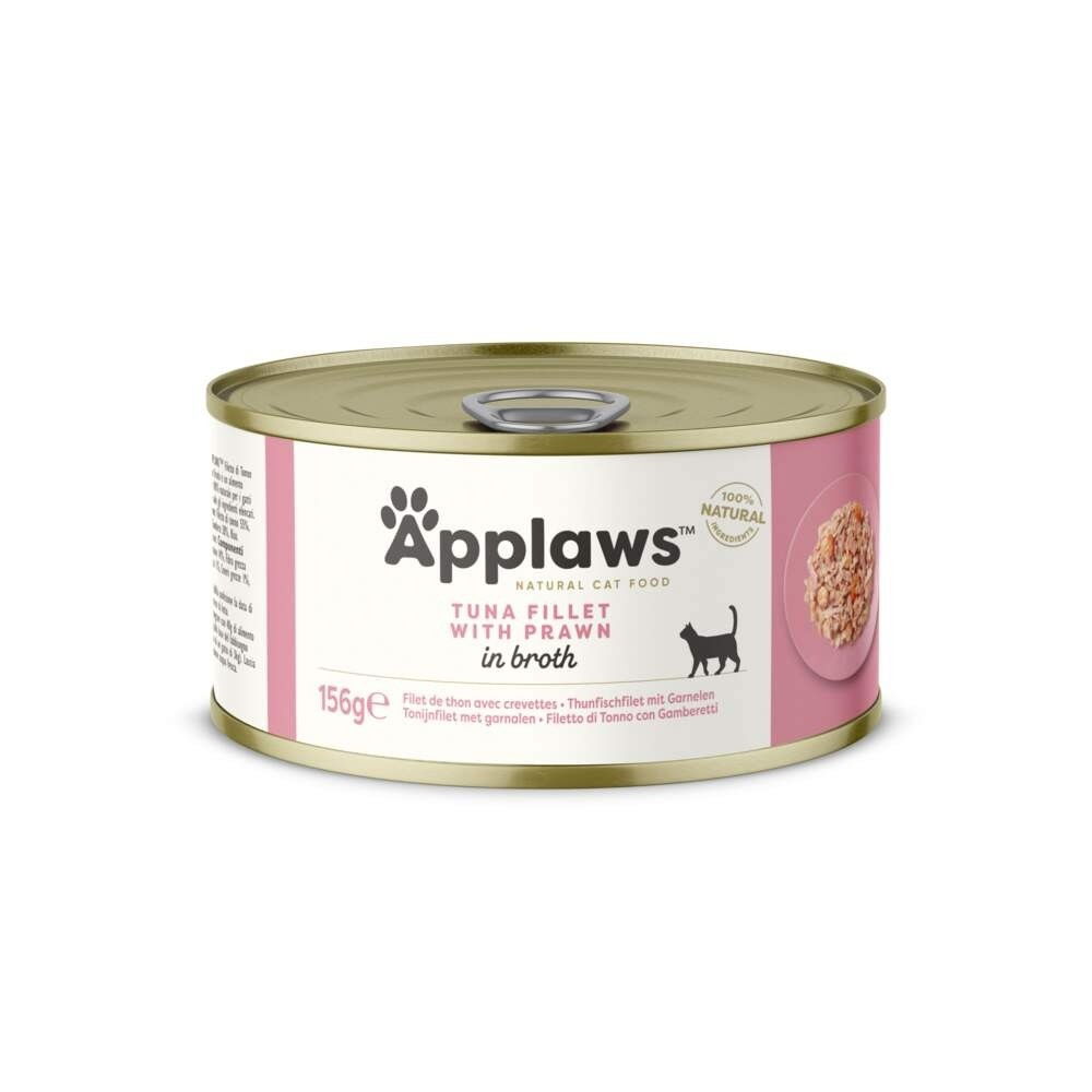 Applaws Tuna Fillet&Prawn Konserv 156 g