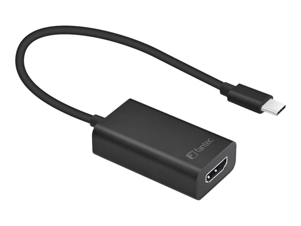 FANTEC - Extern videoadapter - USB-C - HDMI - svart