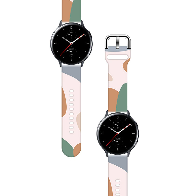 Armband Moro för Samsung Galaxy Watch 40-44 mm silikonarmband - mönster 11, bild 2