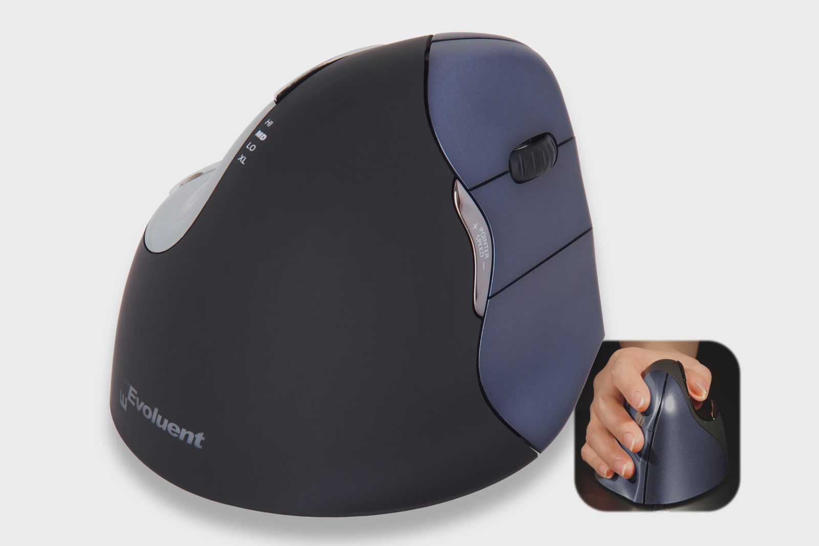 Evoluent Vertical Mouse 4 Wireless, högerhänt