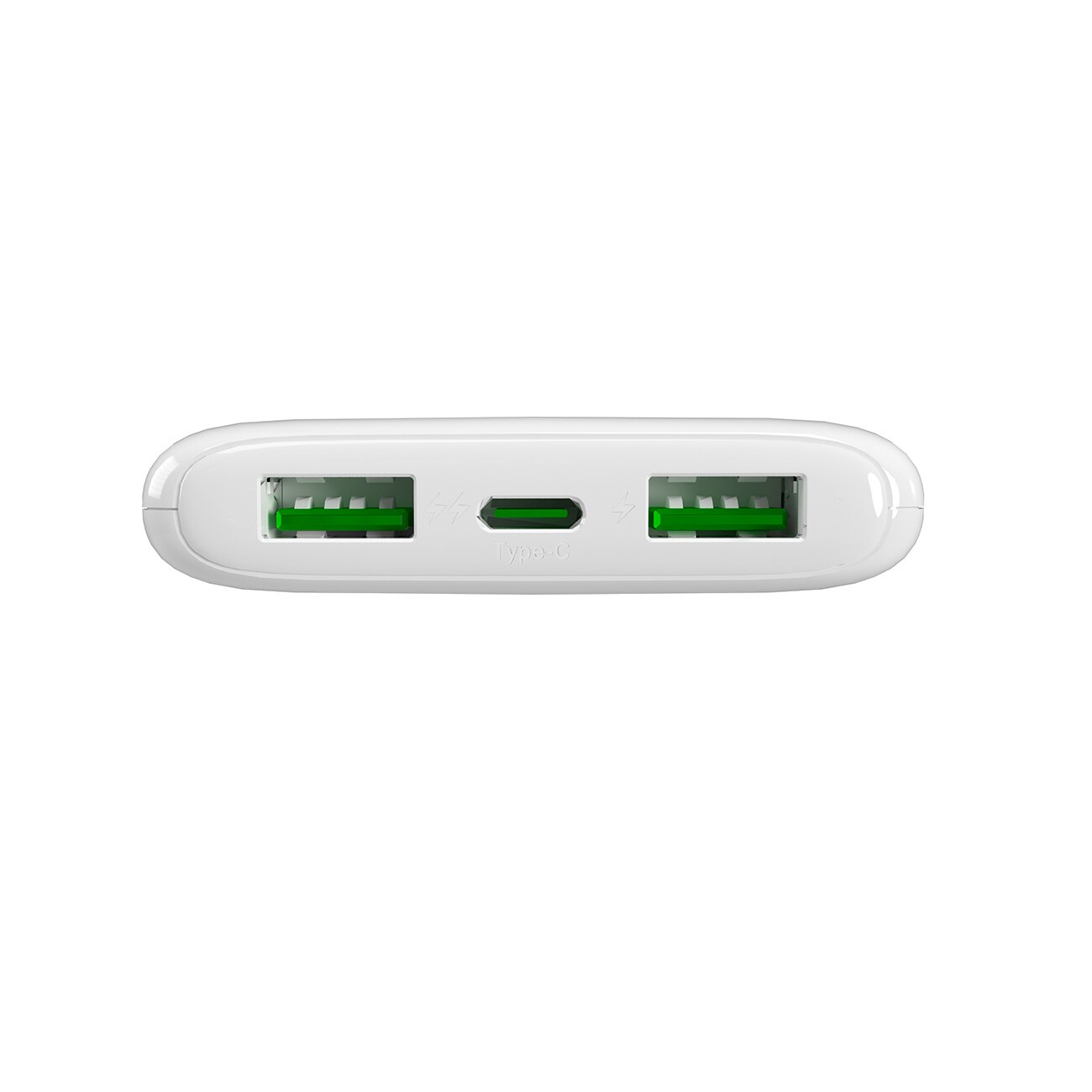 Powerbank Puro DAILY 10 PLUS 10000mAh 2x USBA / 1x USB-C 22,5W - vit, bild 2