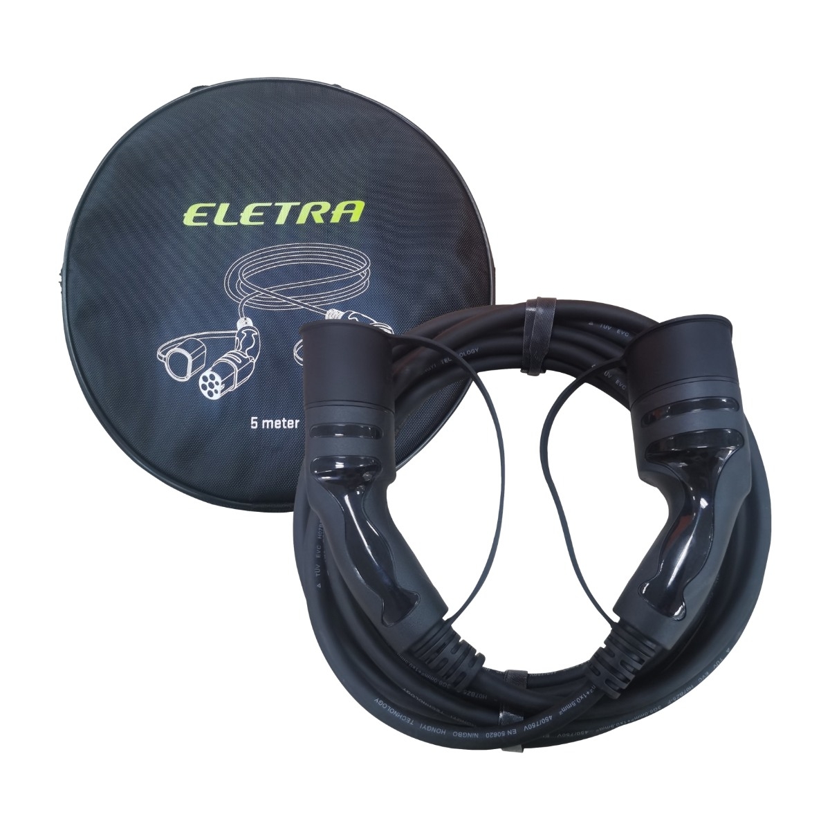 Eletra laddningskabel T2-T2 1P 32A 5M 7,4 kw