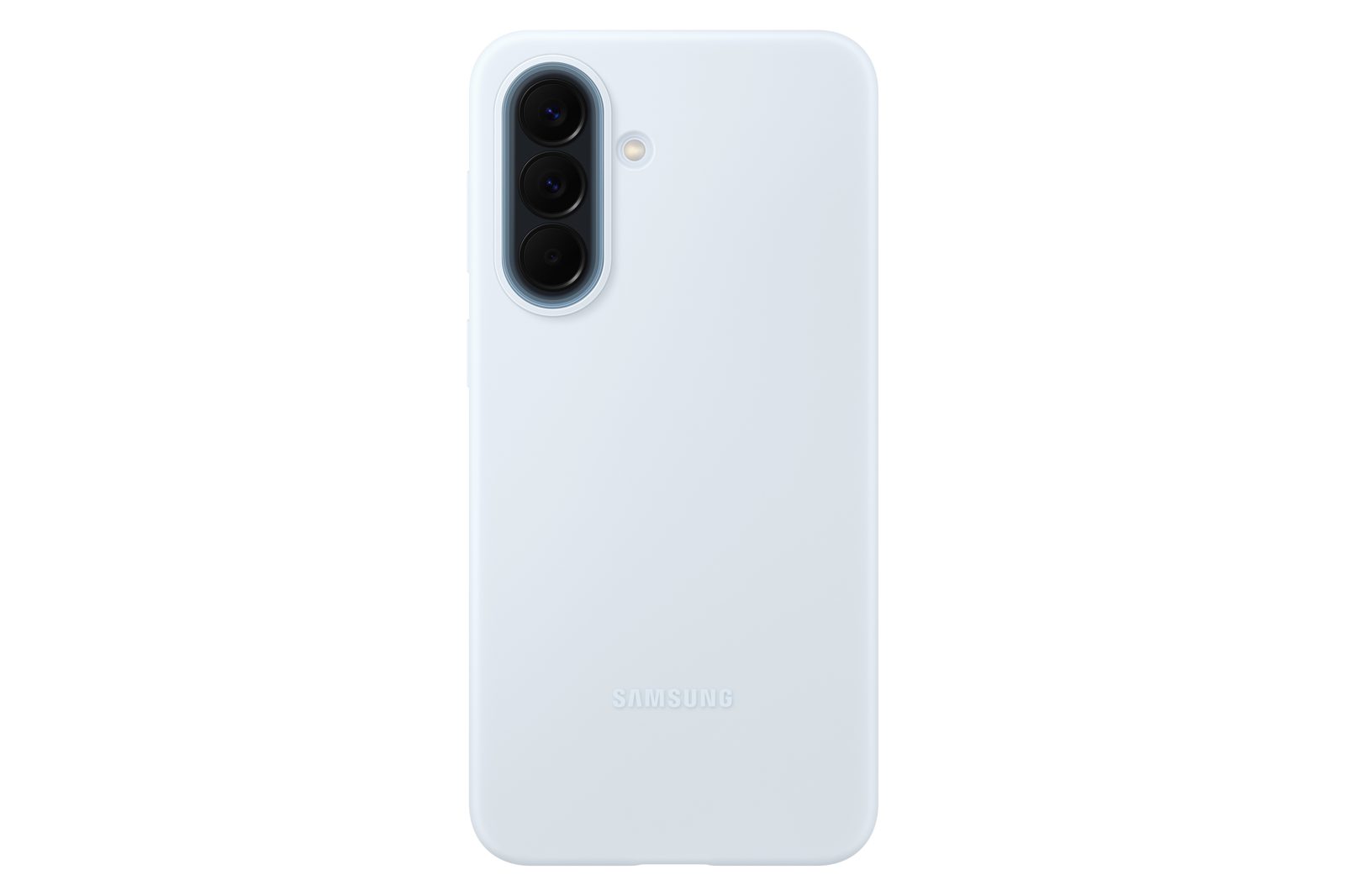Samsung Galaxy A57 silikonfodral, ljusblå
