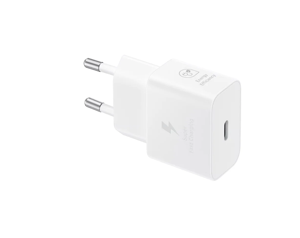 Samsung 25W USB-C snabbladdare utan kabel, vit