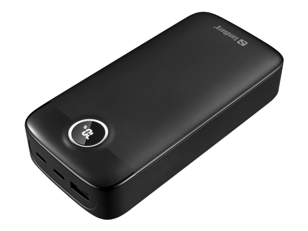 Sandberg - Power bank - 20000 mAh - 20 watt - 3 A - Fast Charge (USB-C) - på kabel: USB-C, bild 4