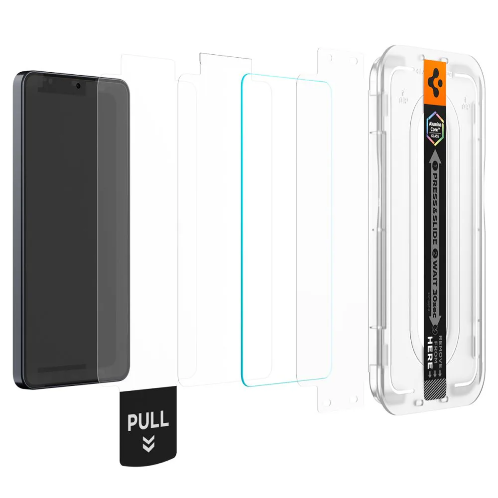 Spigen Glas.tR EZ Fit Pro AC antireflexbehandlat härdat glas, 2-pack för Samsung Galaxy S26, bild 3