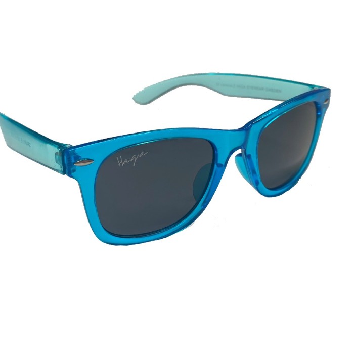 Haga Eyewear Sparkle Frosty Blue - grey lens