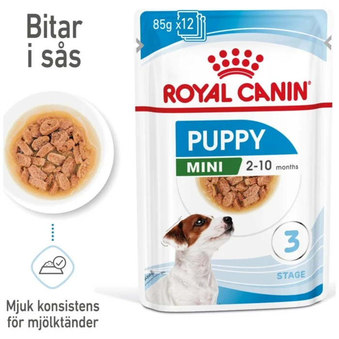 Royal Canin Mini Puppy Våtfoder för hundvalp 12x85 g, bild 2