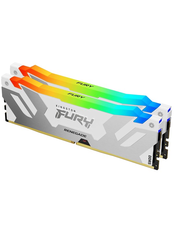 Kingston FURY Renegade RGB DDR5-8000 - 32GB - CL38 - Dual Channel (2 pcs) - Intel XMP - Vit med RGB