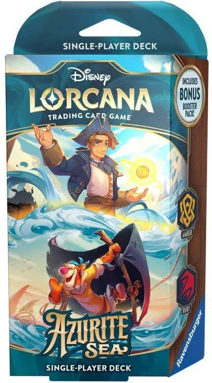 Disney Lorcana TCG: Azurite Sea Starter Deck Amber & Ruby