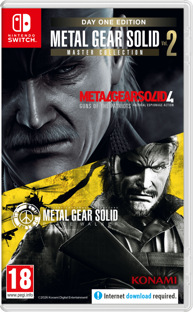 Metal Gear Solid: Master Collection Vol. 2 - Dag ett-utgåvan (Switch)