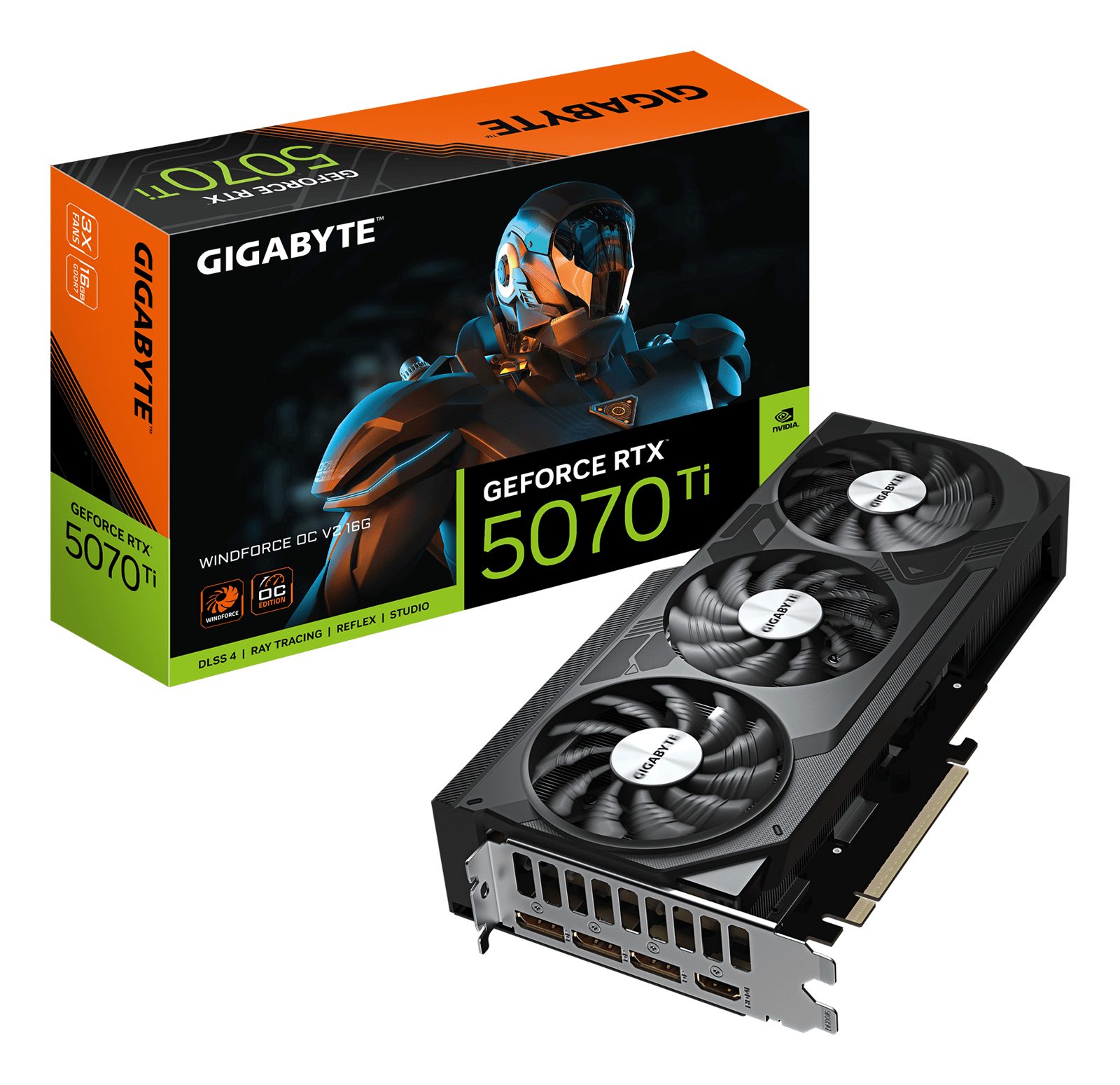 Gigabyte GeForce RTX 5070 Ti 16GB Windforce OC SFF V2, bild 5