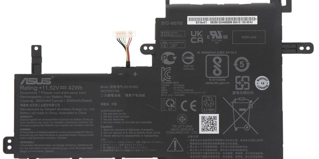 Batteri Asus Li-Ion 42Wh, 3653mAh, till bl.a. Asus VivoBook K513EA, bild 2