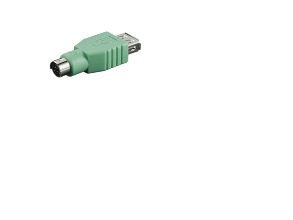 Luxorparts PS/2 hane till USB-A hona – passiv adapter