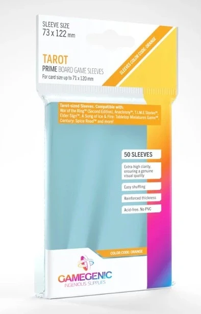 PRIME Tarot Sleeves 73x122 mm