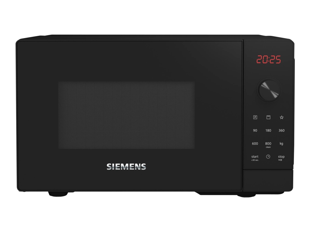 Siemens iQ300 FE023LMB2 - Mikrovågsugn med grill - 20 liter - 800 W - svart / rostfritt stål