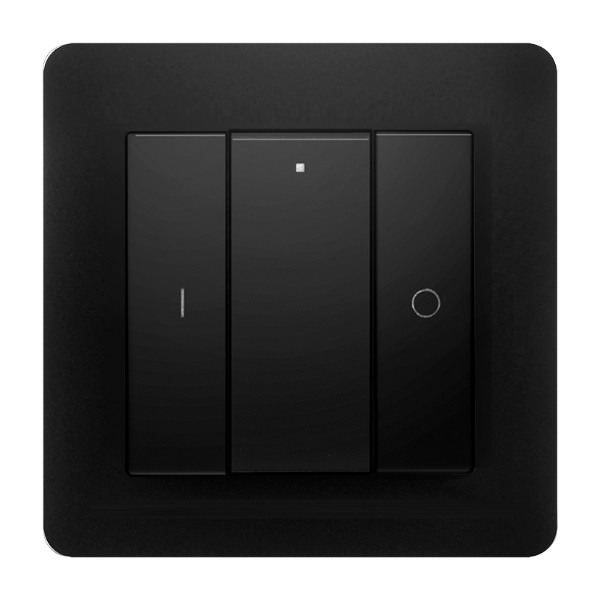 Heatit Z-Push Knapp 2, svart