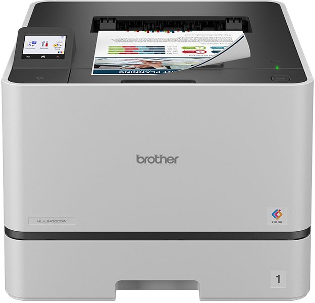 Brother HL-L8430CDW, 2400x600 dpi färglaser, 31/31 ppm, display, duplex, USB/LAN/WiFi/NFC, bild 4