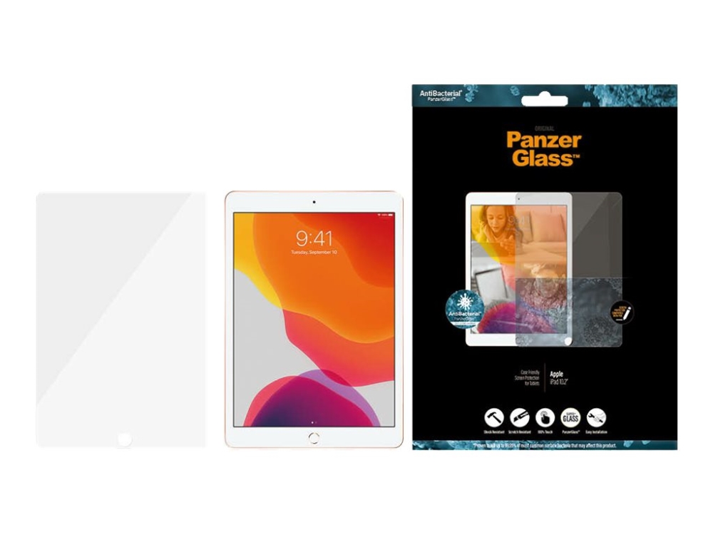 PanzerGlass™ | Skärmskydd - Ultra-Wide Fit | Apple 10,2-tums iPad (7:e generationen)