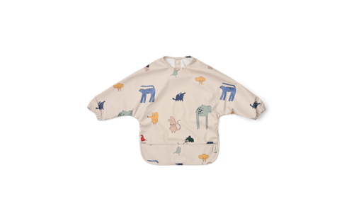Liewood - Merle Printed Cape Bib - Imagine / Sandy - One size, bild 3