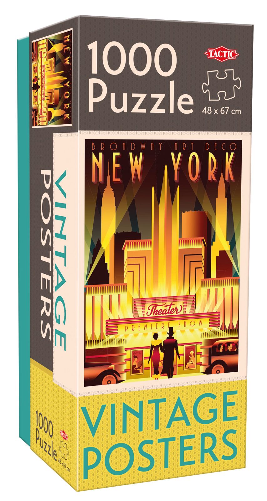 Tactic Puzzle Lovers Vintage Posters New York 1000 pcs puzzle