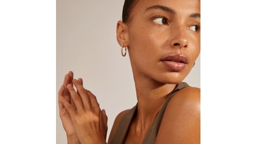 PILGRIM - EBNA Maxi Crystal Hoops - Gold-Plated - 26 mm, bild 3