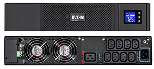 Eaton 5SC 3000IRT, 3000VA/2700W, 9 utgångar, Line-Interactive, rackmonterbar 2U, USB/RS232