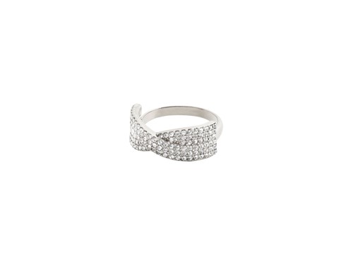 PILGRIM - SHEA Crystal Ring - Silver Plated, bild 2