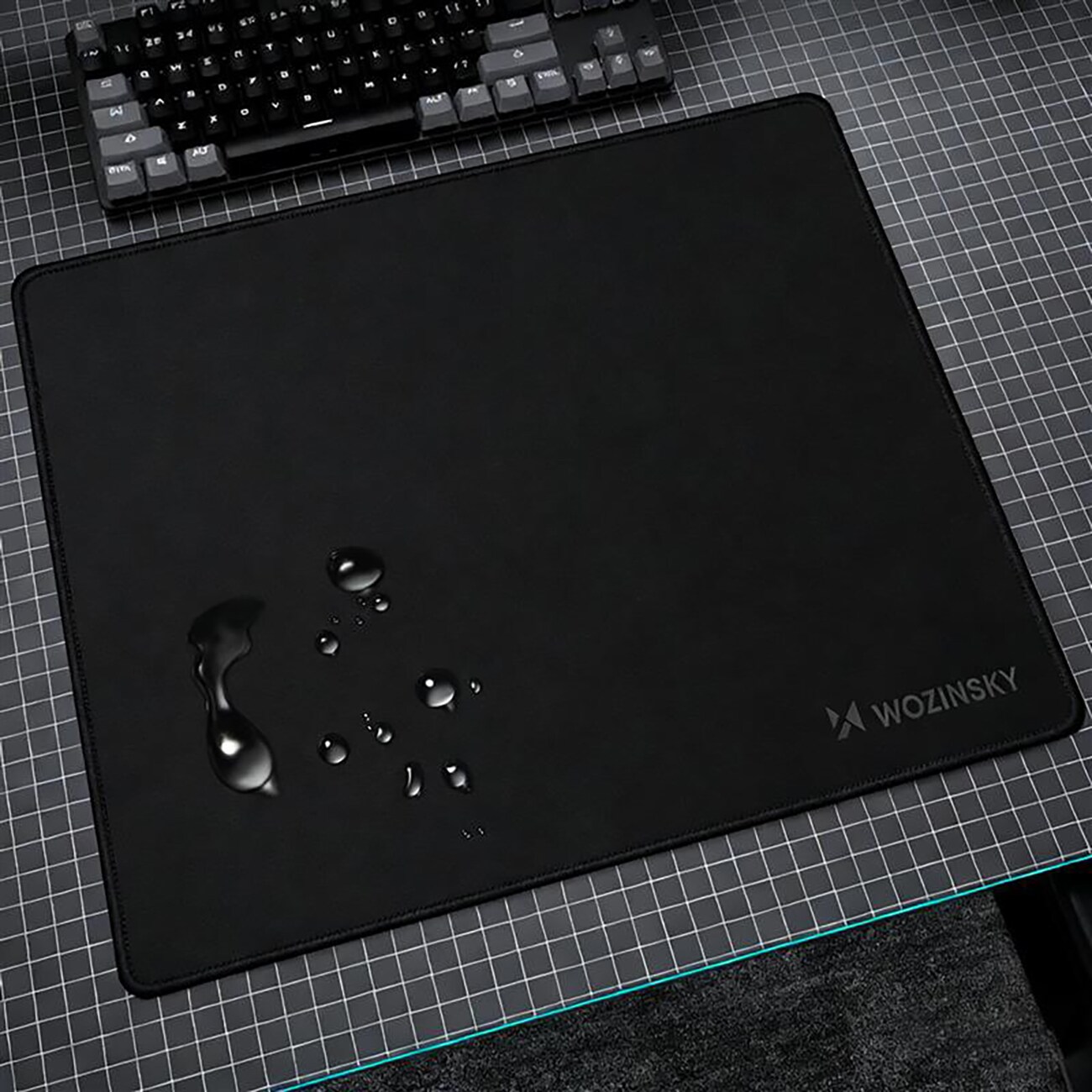 Wozinsky WPD-B350 Gaming Desk Pad 350x250mm Waterproof - Black, bild 4