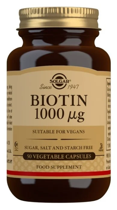 Solgar Biotin 1000 mcg 50 kapslar