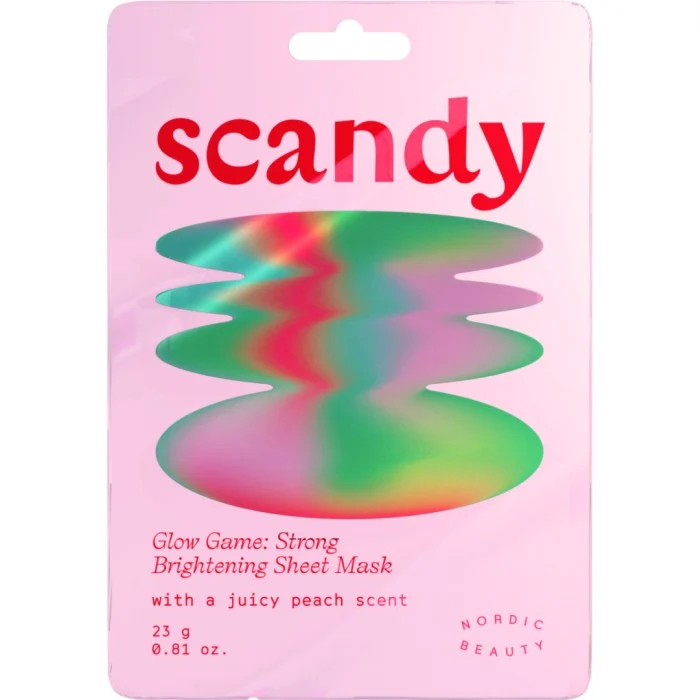 Scandy Glow Game: Strong Brightening Sheet Mask 1pcs