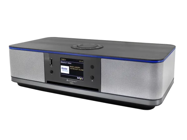 Soundmaster ICD2023SW stereoanläggning 15 W DAB+ CD Bluetooth grå/silver