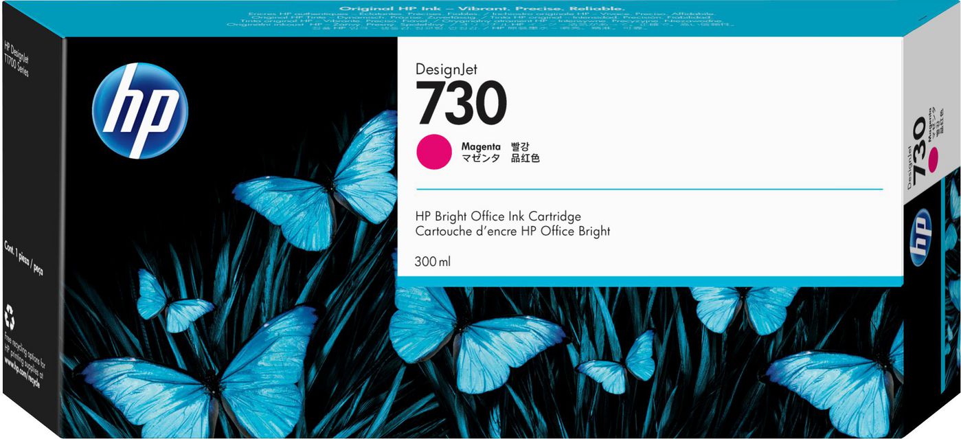 HP 730 Magenta, 300 ml, bild 2