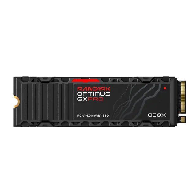 SanDisk Optimus GX PRO 850X 2TB SSD med kylfläns