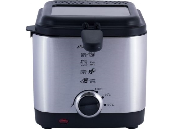 Kamille Fryer Kompakt friteringsmaskin, 2,5 l friteringsmaskin
