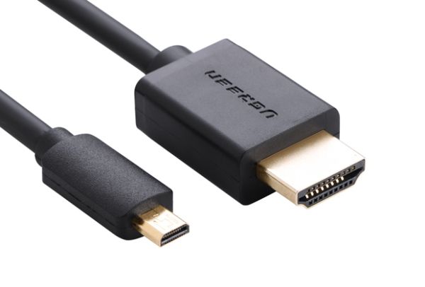 Ugreen HD127 micro HDMI - HDMI 2.0 4K 60Hz kabel 2 m svart