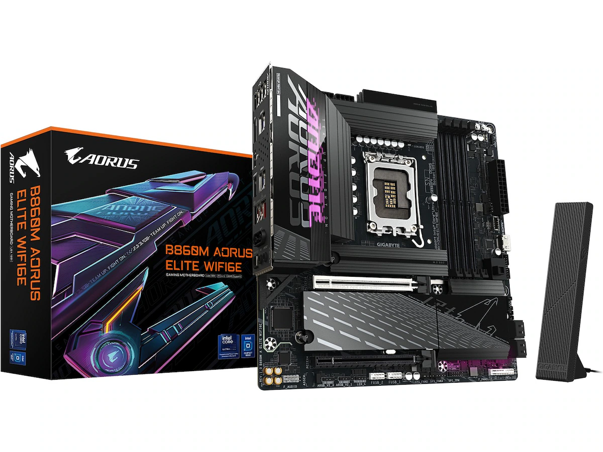 Gigabyte B860M Aorus ELITE WIFI6E mATX, bild 4