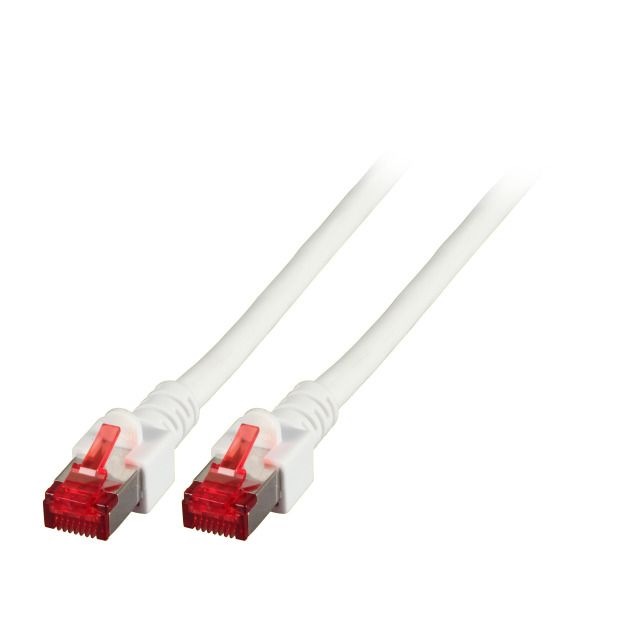 EFB Elektronik Cat.6 patchkabel RJ45 S/FTP 0,5 m, vit (K5518.0,5)