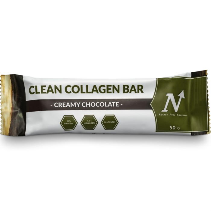Nyttoteket Clean Collagen Bar, Creamy Chocolate, 1 st