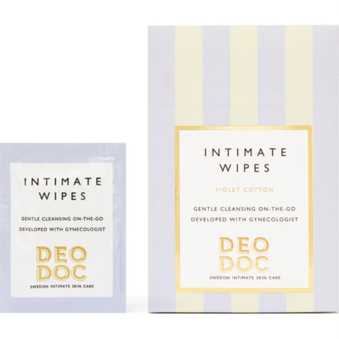 DeoDoc Intimate Deo Wipes Violet Cotton