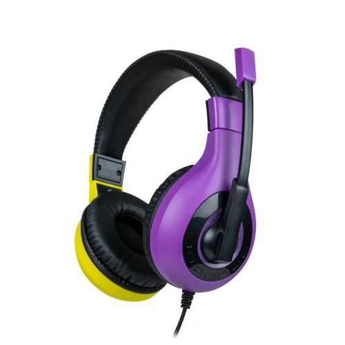 BigBen Interactive Stereo Gaming Headset V1 - Purple + Yellow (Switch)