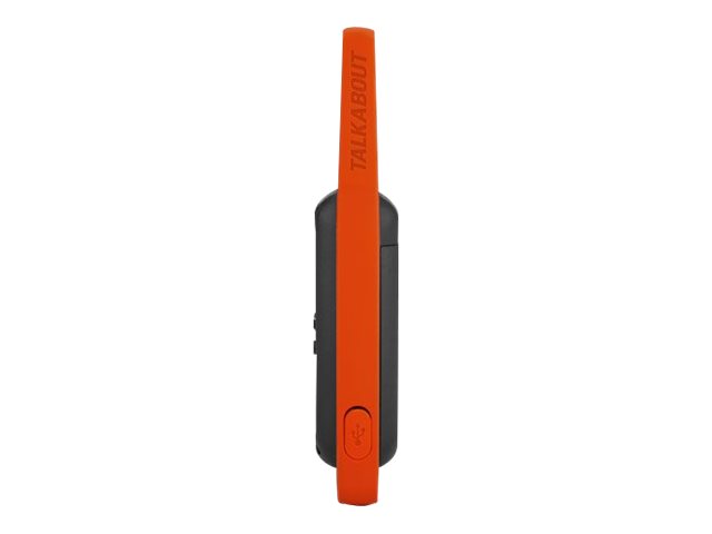 Motorola Talkabout T82 komradio PMR, 16 kanaler, svart/orange 2-pack