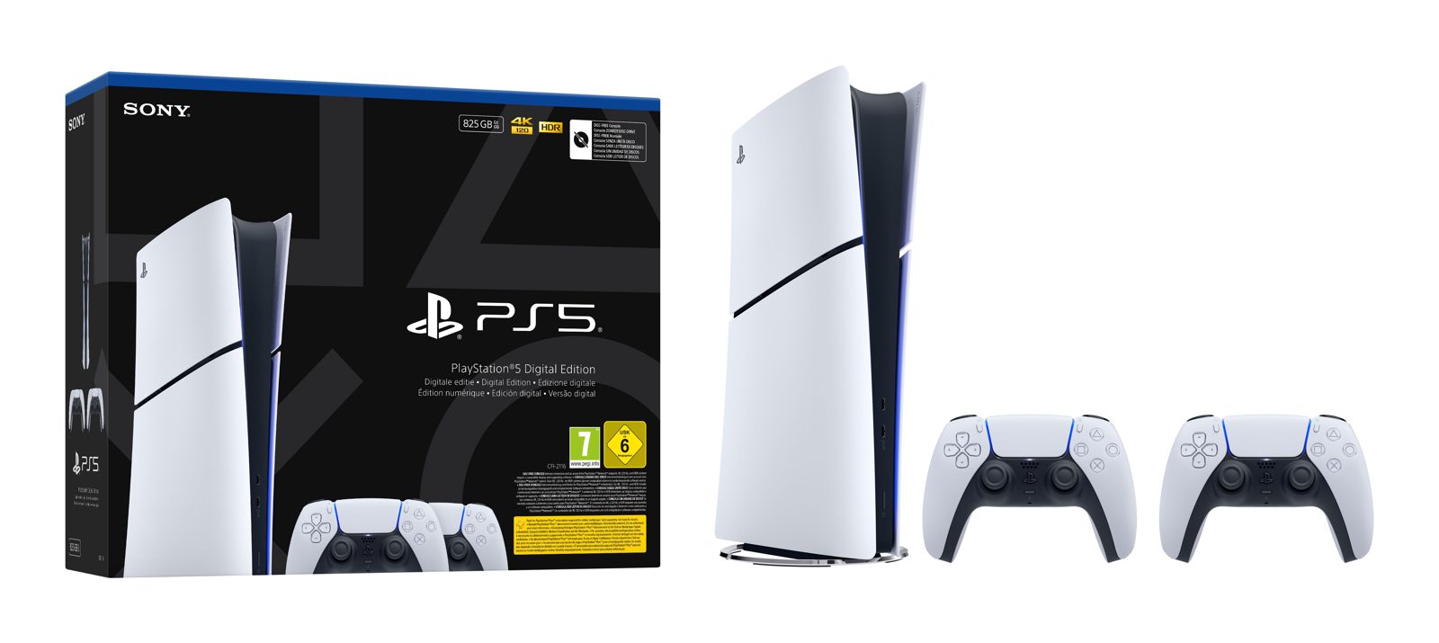 Sony Playstation 5 Slim Digital 825GB, bild 2