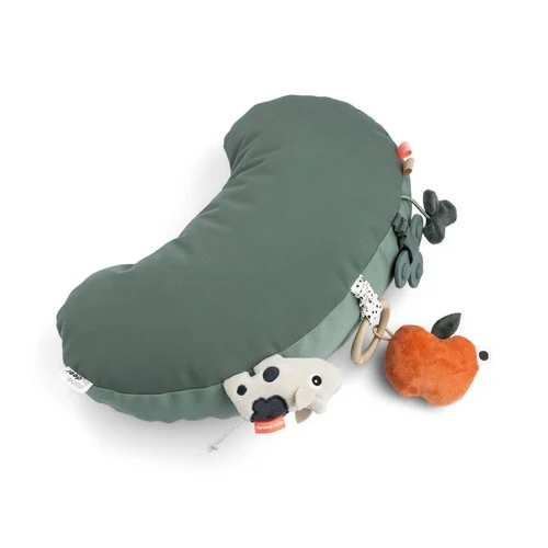Done by Deer - Tummy time activity pillow Tiny farm Green (4153743)